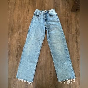 Heidi wide leg high rise garage jeans